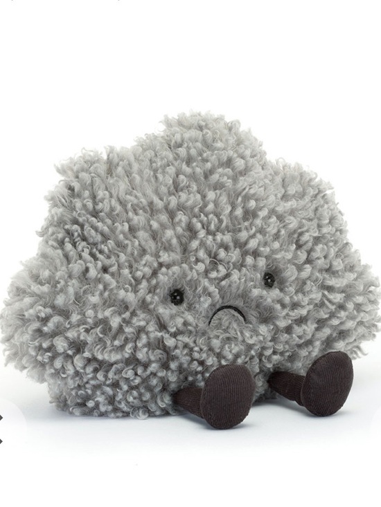 Jellycat Other - Jellycat Plush Grey cloud Stuffed Toy - Soft Fluffy storm cloud